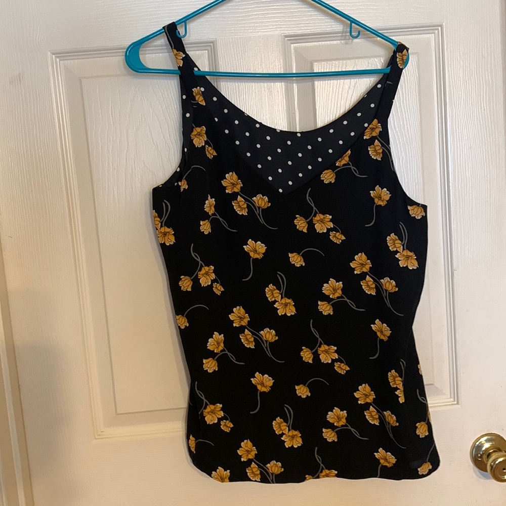 White House Black Market sleeveless blouse